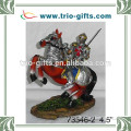 polyresin Knight with war horse